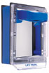 (image for) STI-1155-B Stopper II with Horn and Spacer Blue In/Out Door