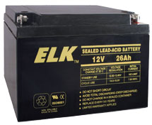 (image for) ELK 12260 12V-26AH Battery