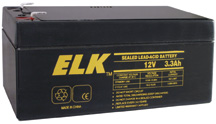 (image for) ELK 1233 12V-3.3AH Battery