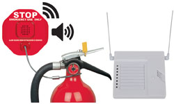 (image for) STI-6200WIR8 Wireless Fire Extinguisher Theft Stopper w Receiver