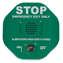 (image for) STI 6400G Green Exit Stopper Multifunction Door Alarm