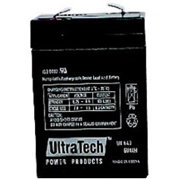 (image for) UltraTech UT640 6 Volt 4 Amp Hour Sealed Lead Acid Battery