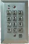 (image for) Corby 6566 Single Door Outdoor Keypad