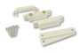 (image for) Amseco AMS-39CVS Surface Mount Contacts White 5 Pack