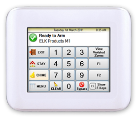 (image for) ELK M1KPNAV Navigator Touchscreen Keypad