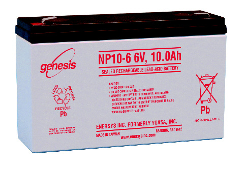 (image for) Yuasa NP10-6 6 Volt 10Ah Battery