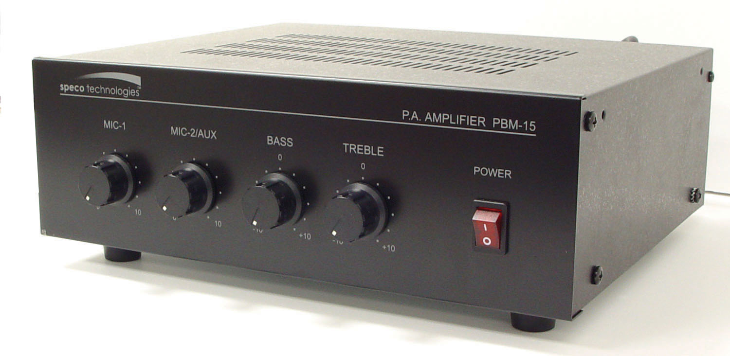 (image for) Speco PBM-15 15 Watt PA Amplifier