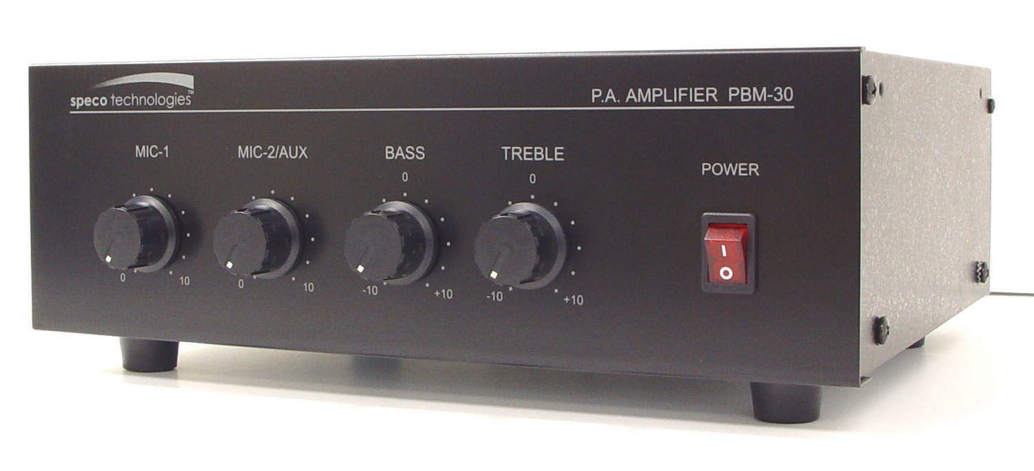(image for) Speco PBM-30 30 Watt PA Amplifier
