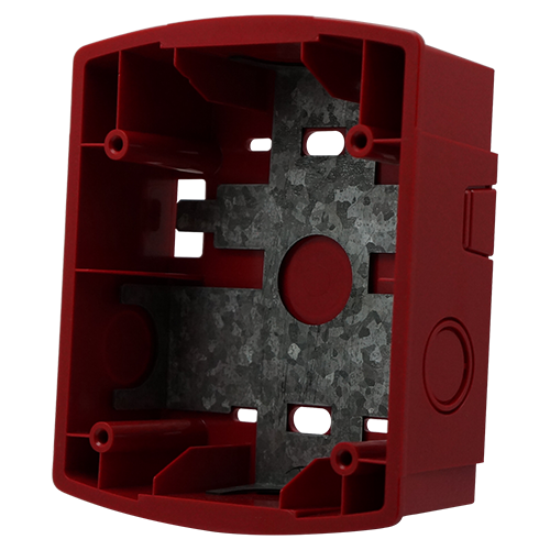 (image for) System Sensor SBBR Red Surface Mount Back Box