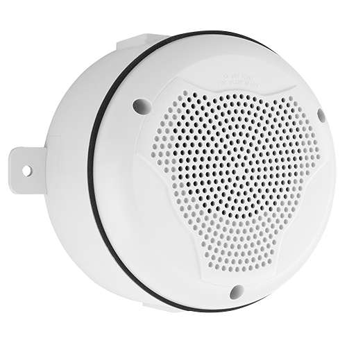 (image for) System Sensor SPCWK White Ceiling Mount Outdoor Speaker