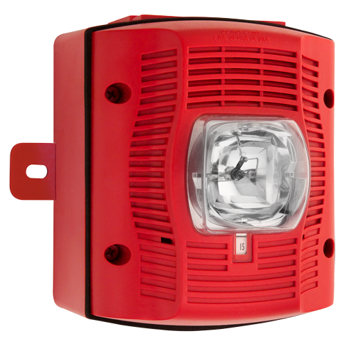 (image for) System Sensor SPSRK-P Red Outdoor Wall Mount Speaker Strobe