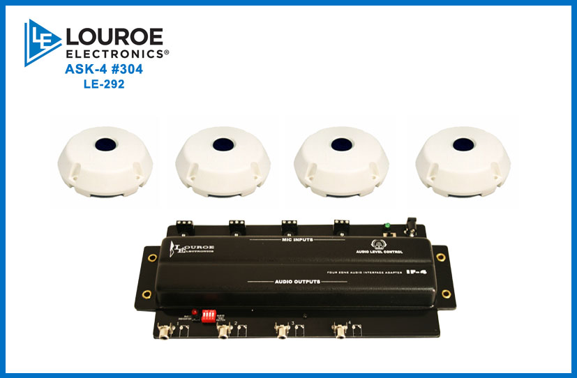 (image for) Louroe ASK-4 Kit 304 Audio Monitoring Kit
