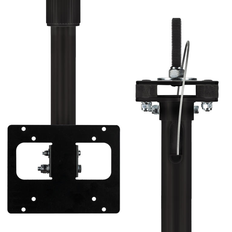 (image for) Clinton Electronics 12' Black Telescoping Ceiling Mount Pole