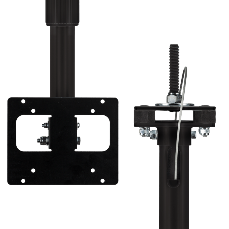 (image for) Clinton CE-CM-SX-3-B 3' Telescoping Ceiling Mount LCD/PVM Pole