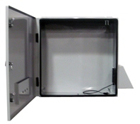 (image for) Mier BW-124FC Gray Outdoor Enclosure 24" x 24" x 12"