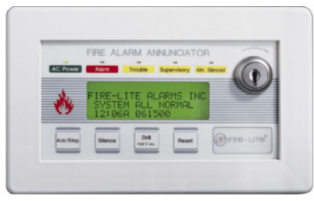 (image for) Firelite LCD80F 80-Character LCD Remote Fire Annunciator