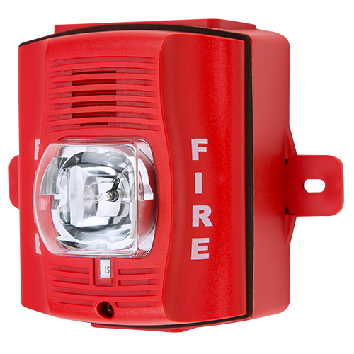 (image for) System Sensor P2RHK Red Two Wire Outdoor Horn Strobe