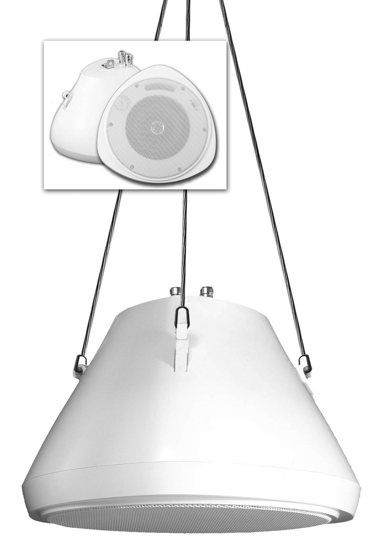 (image for) Speco SP30PT 5.25" White Pendant Speaker