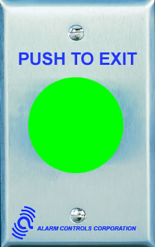 (image for) Alarm Controls Corp TS-14 Push to Exit Button