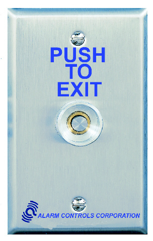(image for) Alarm Controls Corp TS-16 Push to Exit Button