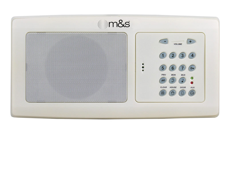 (image for) Linear VMC1RSWH Video Security Intercom Room Station White